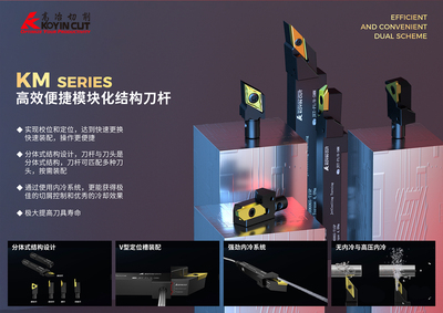 KM经济型快换模块化车刀